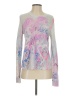 Lisa Todd 100% Cotton Print Silver Pullover Sweater Size S - photo 1