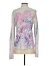 Lisa Todd 100% Cotton Print Silver Pullover Sweater Size S - photo 2