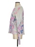 Lisa Todd 100% Cotton Print Silver Pullover Sweater Size S - photo 5