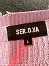 Ser.O.Ya 100% Cotton Purple Pullover Sweater Size L - photo 7