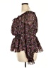 Torrid Purple Long Sleeve Blouse Size 4X Plus (4) - photo 5