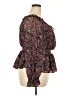 Torrid Purple Long Sleeve Blouse Size 4X Plus (4) - photo 4