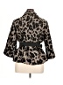 Lafayette 148 New York Animal Print Brown Jacket Size 14 - photo 2