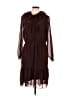 H&M 100% Polyester Brown Casual Dress Size 12 - photo 1