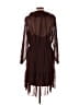 H&M 100% Polyester Brown Casual Dress Size 12 - photo 2