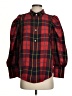 Gretchen Scott Designs 100% Polyester Plaid Red 3/4 Sleeve Blouse Size S - photo 1