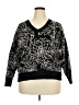 Max Studio Floral Black Pullover Sweater Size 2X - photo 1
