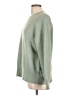 H&M Solid Green Pullover Sweater Size L - photo 5