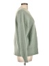 H&M Solid Green Pullover Sweater Size L - photo 4