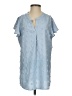 Merokeety Blue Short Sleeve Blouse Size S - photo 1