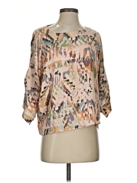 Buckle Black 3/4 Sleeve Blouse
