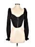 Windsor 100% Polyester Black Long Sleeve Blouse Size XS (estimated) - photo 1