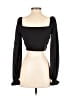 Windsor 100% Polyester Black Long Sleeve Blouse Size XS (estimated) - photo 2