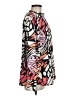 Jodifl 100% Polyester Print Orange Long Sleeve Blouse Size M - photo 4