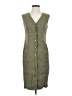 Calvin Klein Green Sleeveless Button-Down Shirt Size 4 - photo 1