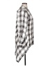 Max Studio 100% Rayon Plaid Silver Long Sleeve Button-Down Shirt Size XL - photo 4