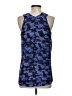 Rebecca Taylor 100% Polyester Blue Sleeveless Blouse Size 2 - photo 2