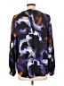 Nine West 100% Polyester Purple Long Sleeve Blouse Size L - photo 2
