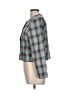 Assorted Brands 100% Polyester Checkered-gingham Gray Blazer Size 12 - photo 5