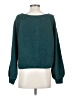 Hollister Solid Teal Pullover Sweater Size S - photo 2