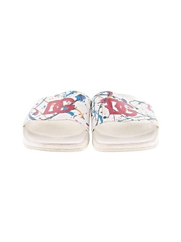 Dolce & Gabbana Paint Splatter Slide Sandals (view 2)