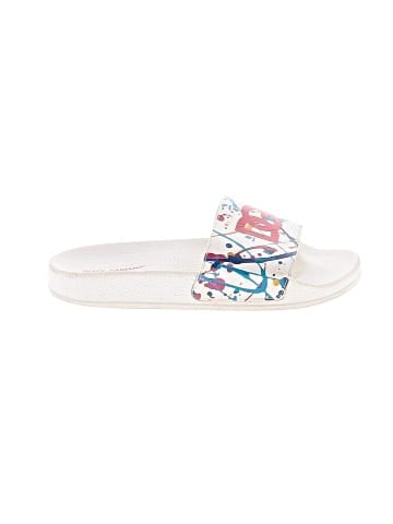 Dolce & Gabbana Paint Splatter Slide Sandals (view 1)