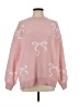 Prettygarden Hearts Pink Pullover Sweater Size L - photo 1