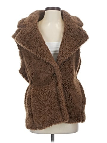 Express Faux Fur Vest (view 1)