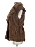 Express 100% Polyester Brown Faux Fur Vest Size XS - photo 5