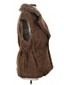 Express 100% Polyester Brown Faux Fur Vest Size XS - photo 4
