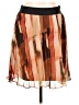 DKNY Print Orange Casual Skirt Size L - photo 1