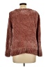 Orvis 100% Polyester Metallic Pink Burgundy Pullover Sweater Size M - photo 2