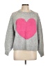 Old Navy Hearts Gray Pullover Sweater Size L - photo 1