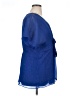 Fashion Bug 100% Polyester Blue Short Sleeve Blouse Size 1X - photo 4