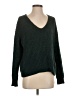 Express 100% Polyester Solid Green Pullover Sweater Size S - photo 1