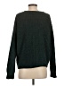 Express 100% Polyester Solid Green Pullover Sweater Size S - photo 2