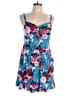 Torrid Floral Blue Cocktail Dress Size Med Plus (00) - photo 1
