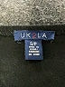 UK 2 LA 100% Rayon Solid Black Romper Size S - photo 4
