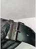Burberry 100% Leather Black Brown Leather Belt Size 4 - photo 3