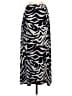 Soft Focus Animal Print Black Casual Skirt Size 4 (estimated) - photo 2