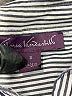 Gloria Vanderbilt 100% Cotton Stripes Gray Long Sleeve Button-Down Shirt Size S - photo 7