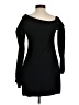 October Solid Black Cocktail Dress Size S - photo 2