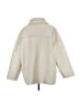 PrettyLittleThing 100% Polyurethane Solid Ivory Coat Size UK 16 / US 12 - photo 2
