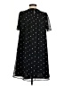 Ann Taylor 100% Polyester Polka Dots Black Casual Dress Size XS - photo 2