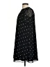 Ann Taylor 100% Polyester Polka Dots Black Casual Dress Size XS - photo 5