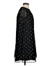 Ann Taylor 100% Polyester Polka Dots Black Casual Dress Size XS - photo 4