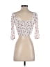 LA Hearts White 3/4 Sleeve Top Size XS - photo 2