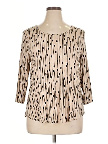 JM Collection 3/4 Sleeve Blouse (view 1)