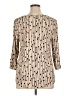 JM Collection Tan 3/4 Sleeve Blouse Size XL (petite) - photo 2
