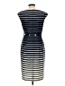 Connected Apparel Stripes Blue Casual Dress Size 12 - photo 2
